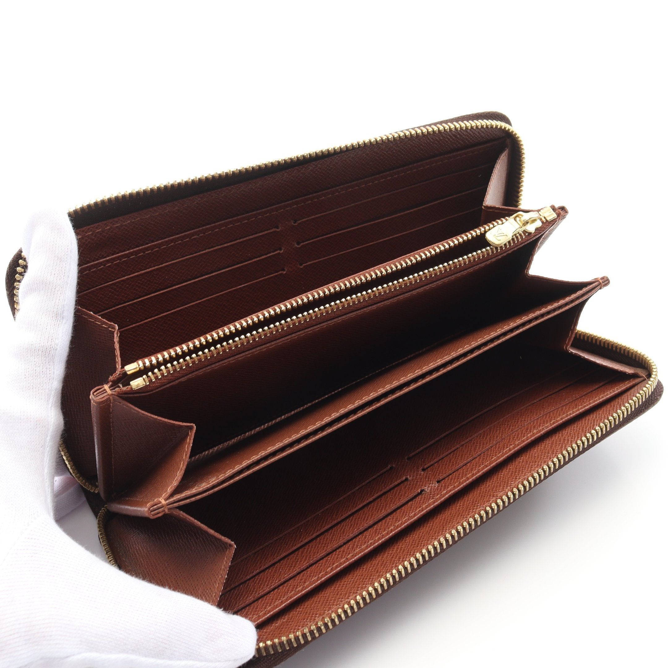 Louis Vuitton Louis Vuitton Zippy Wallet Monogram Round Zipper Long Brown Size ONE SIZE - 3 Thumbnail