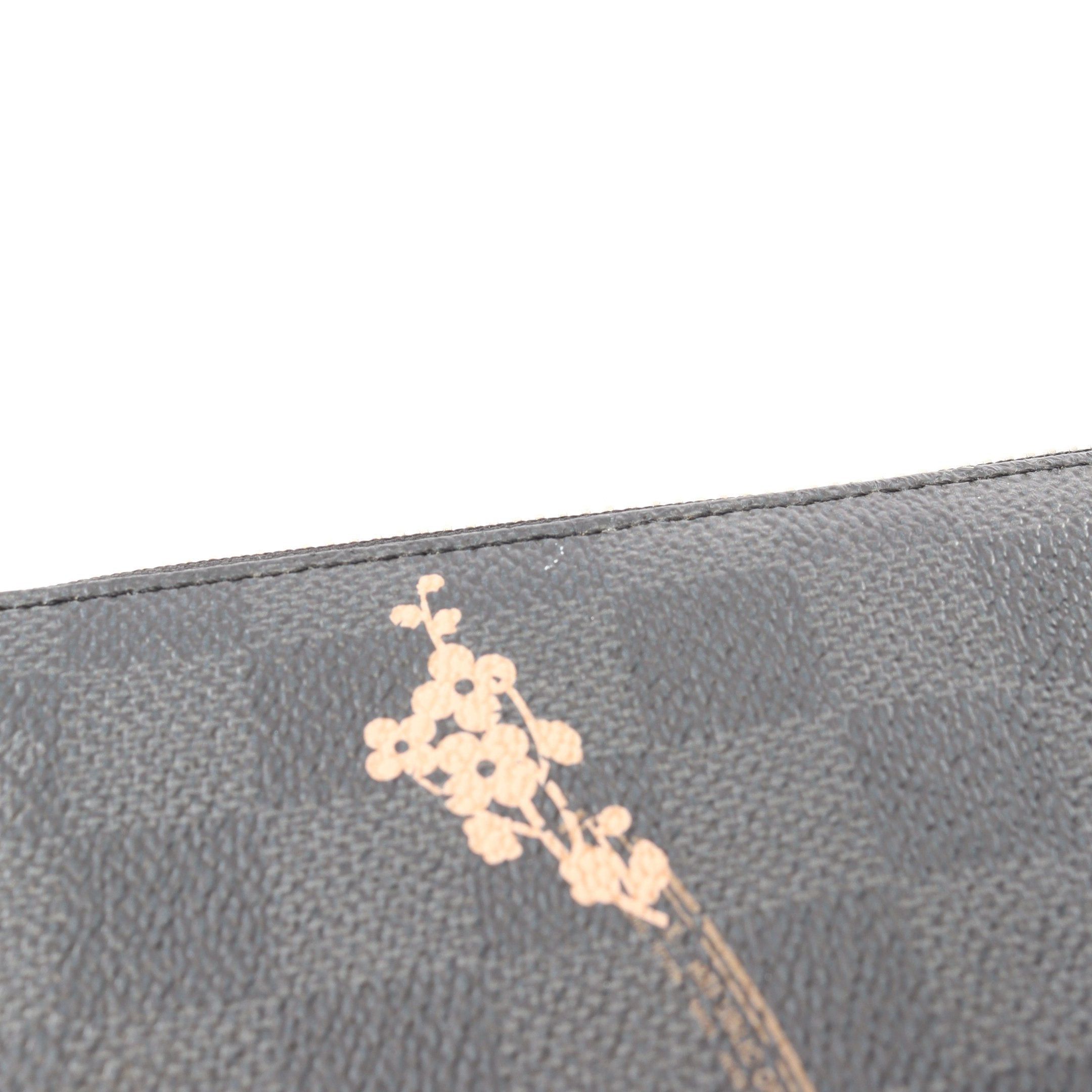 Louis Vuitton Louis Vuitton Zippy Wallet Vertical Damier Graphite Round Zipper Long Animal Print Black Multicolor Size ONE SIZE - 14 Thumbnail