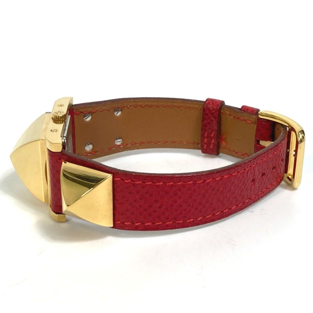 Hermes Hermes Medor Quartz Bracelet Watch Wristwatch Gp Women Gold Size ONE SIZE - 7 Thumbnail
