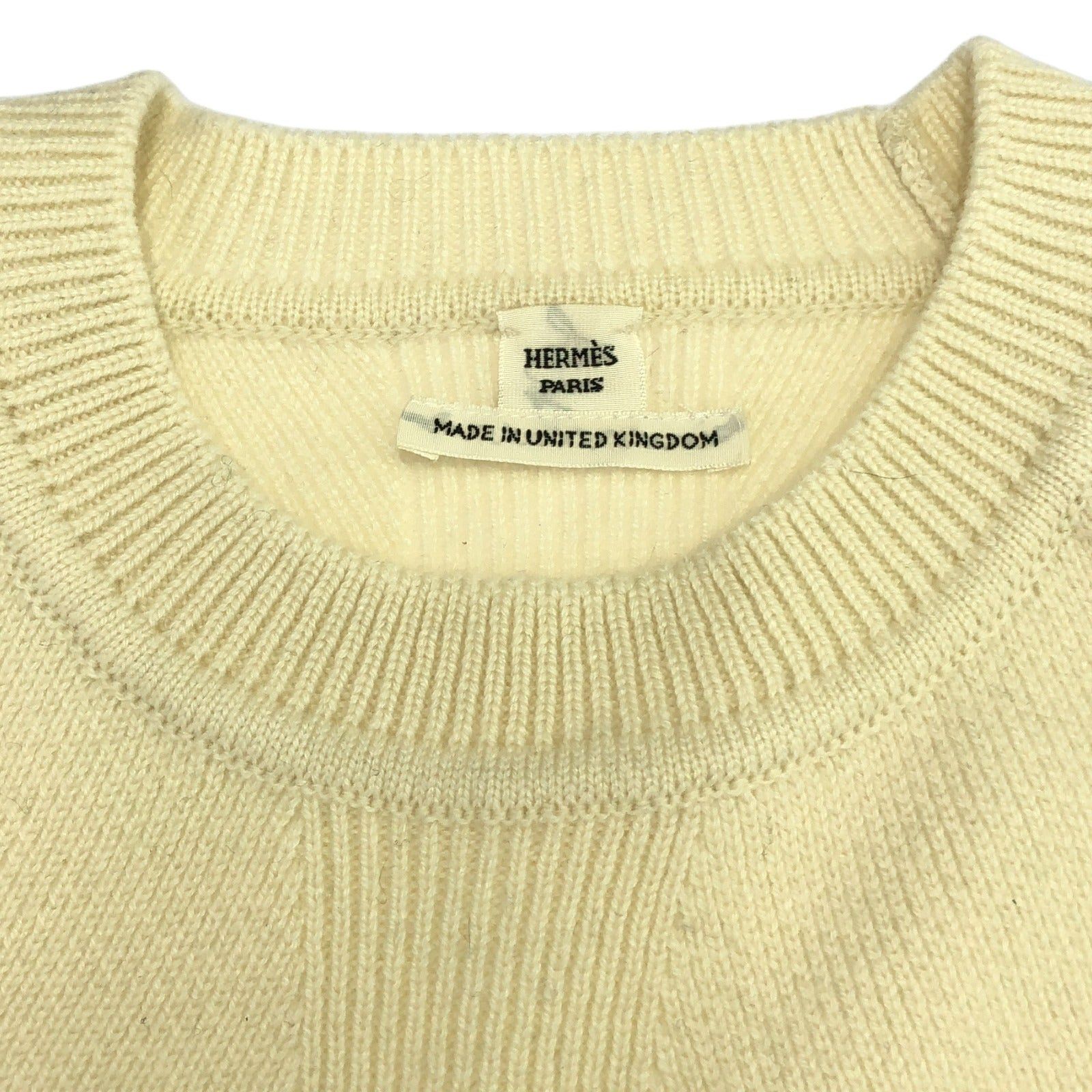 Hermes Hermes One Piece Cashmere White Size ONE SIZE - 5 Thumbnail