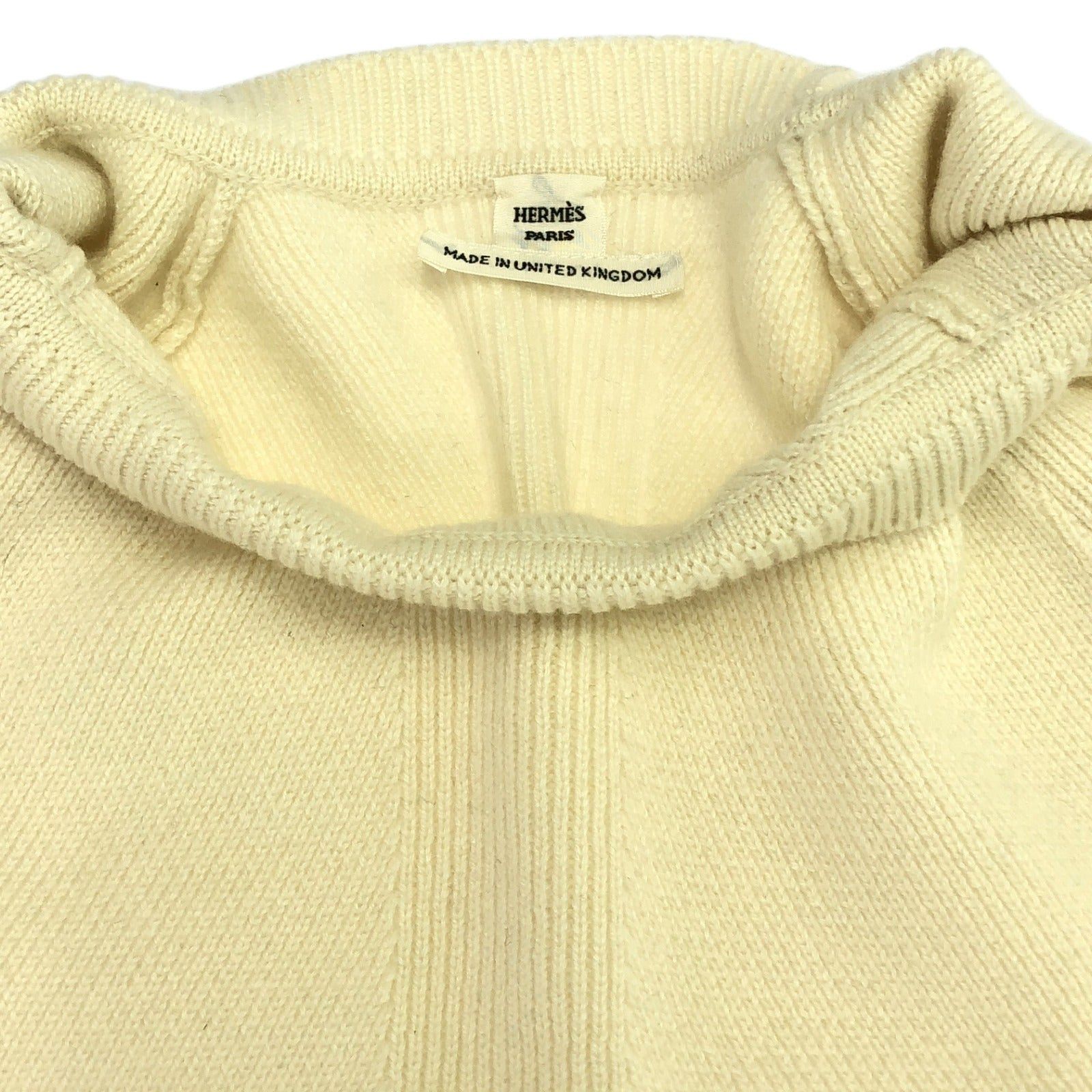 Hermes Hermes One Piece Cashmere White Size ONE SIZE - 10 Thumbnail