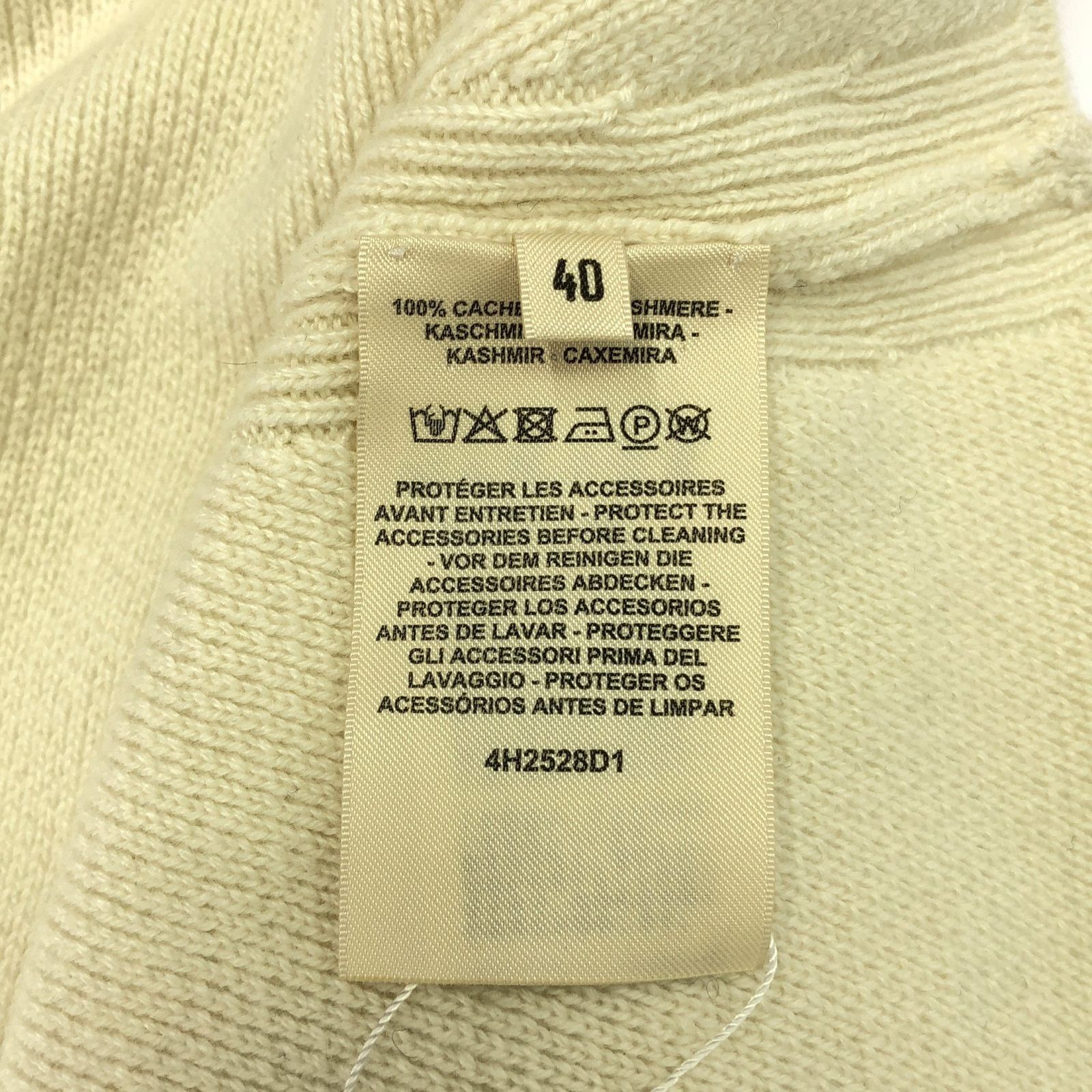 Hermes Hermes One Piece Cashmere White Size ONE SIZE - 6 Thumbnail