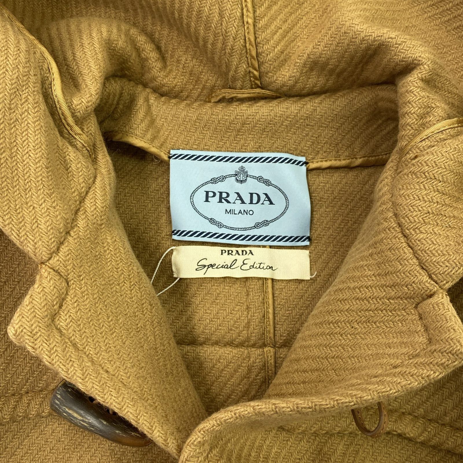 Prada Prada Jacket Camel Hair #38 Duffle Coat Wool Brown Size ONE SIZE - 10 Thumbnail