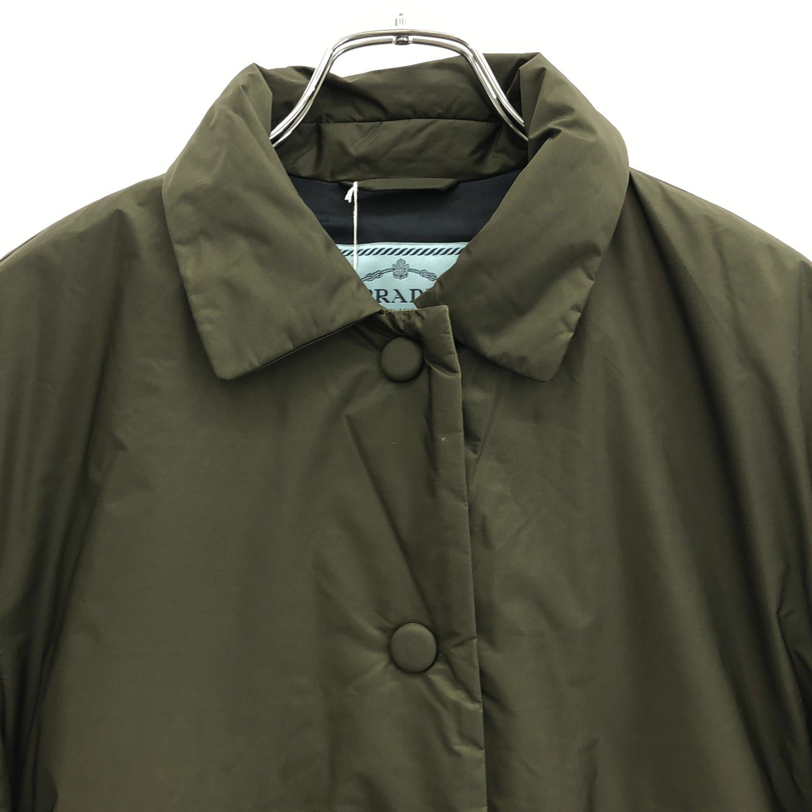 Prada Prada Coat Khaki Green 290993 Nylon Size ONE SIZE - 3 Thumbnail