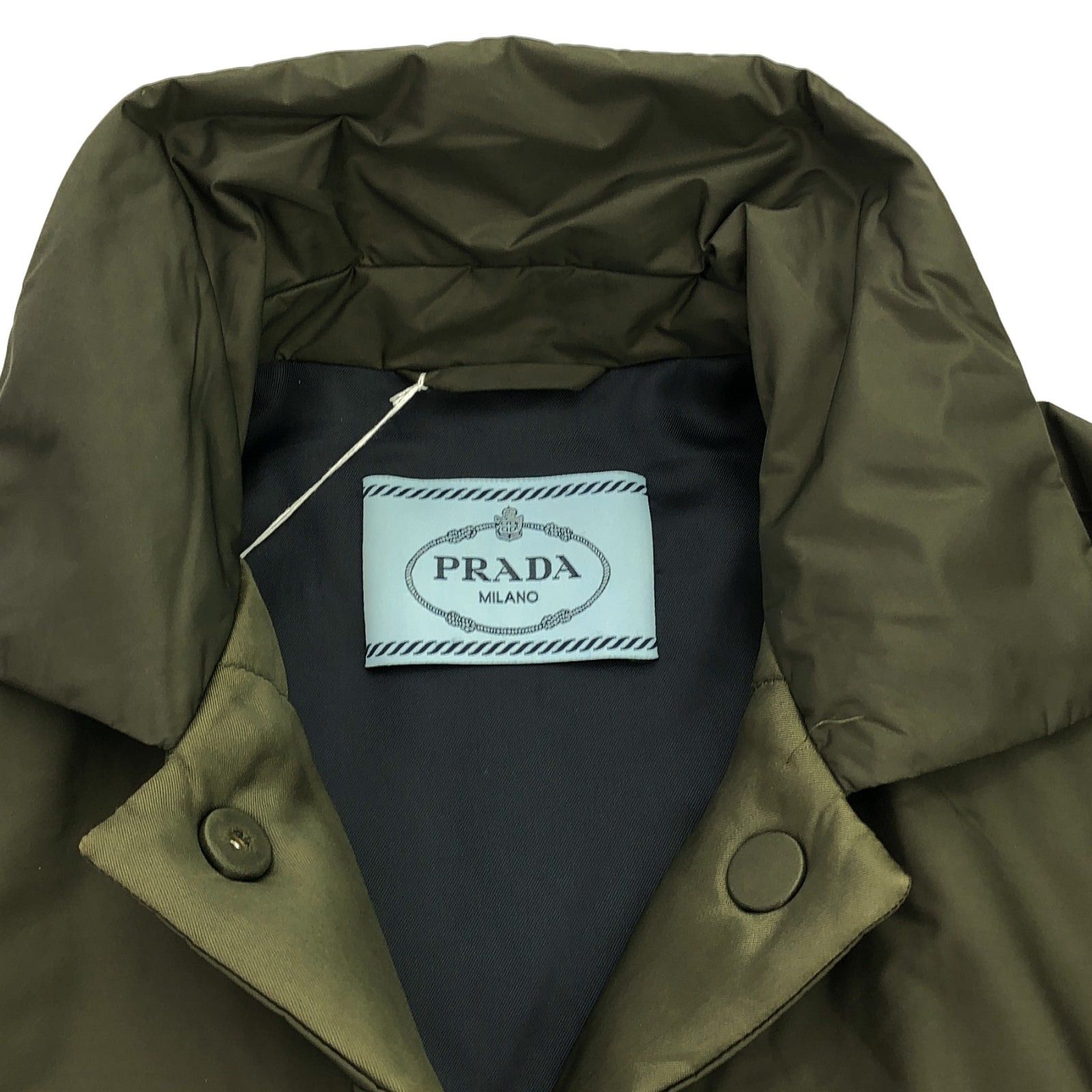 Prada Prada Coat Khaki Green 290993 Nylon Size ONE SIZE - 10 Thumbnail