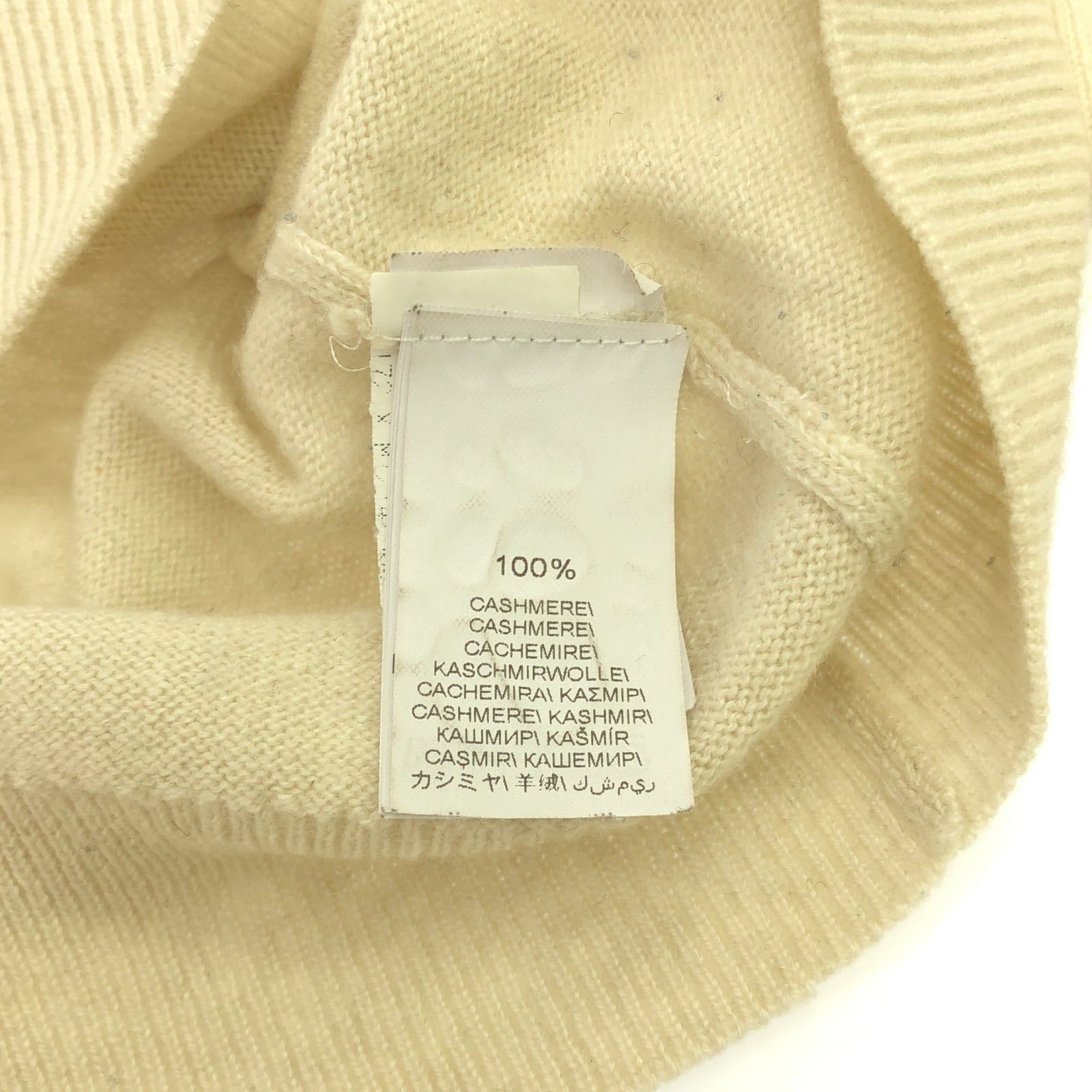 Brunello Cucinelli Brunello Cucinelli Sweater Knit Cashmere White Size ONE SIZE - 6 Thumbnail