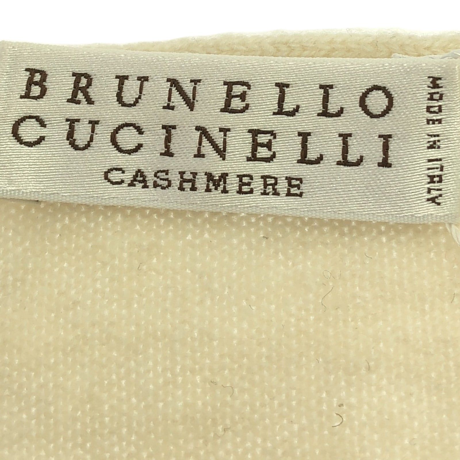 Brunello Cucinelli Brunello Cucinelli Sweater Knit Cashmere White Size ONE SIZE - 5 Thumbnail