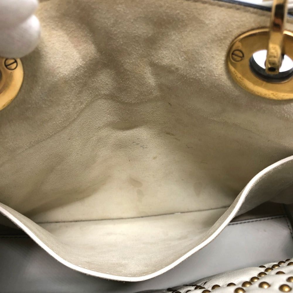 Dior Dior M0579Cvnz030Etf Canape Tote Bag Briefcase Lady Ladydior Handbag Leather Women White Size ONE SIZE - 9 Thumbnail