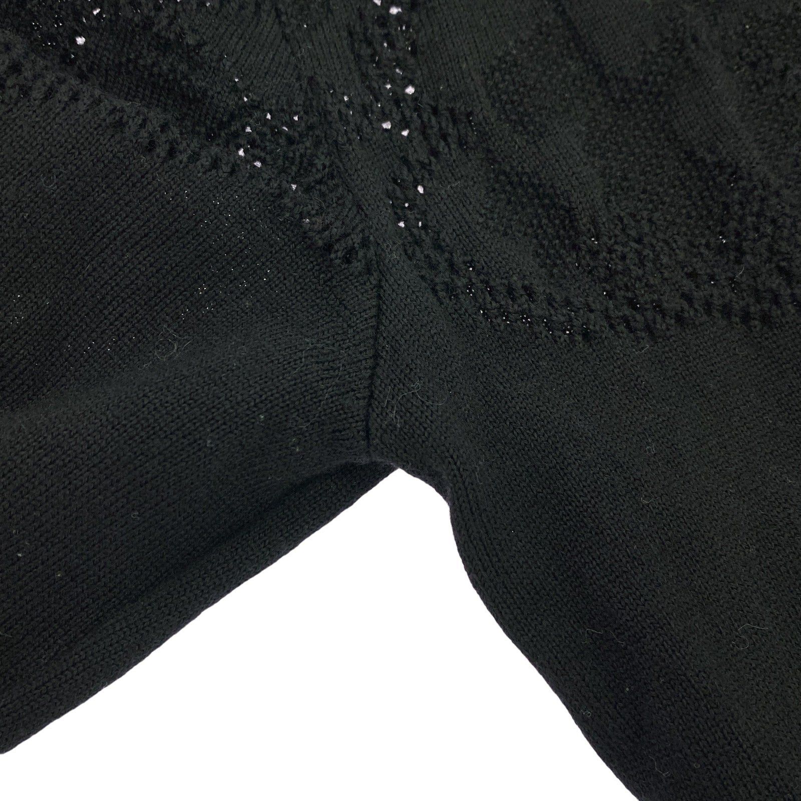 Miu Miu Miu Miu Knit Cardigan Wool Black Size ONE SIZE - 7 Thumbnail