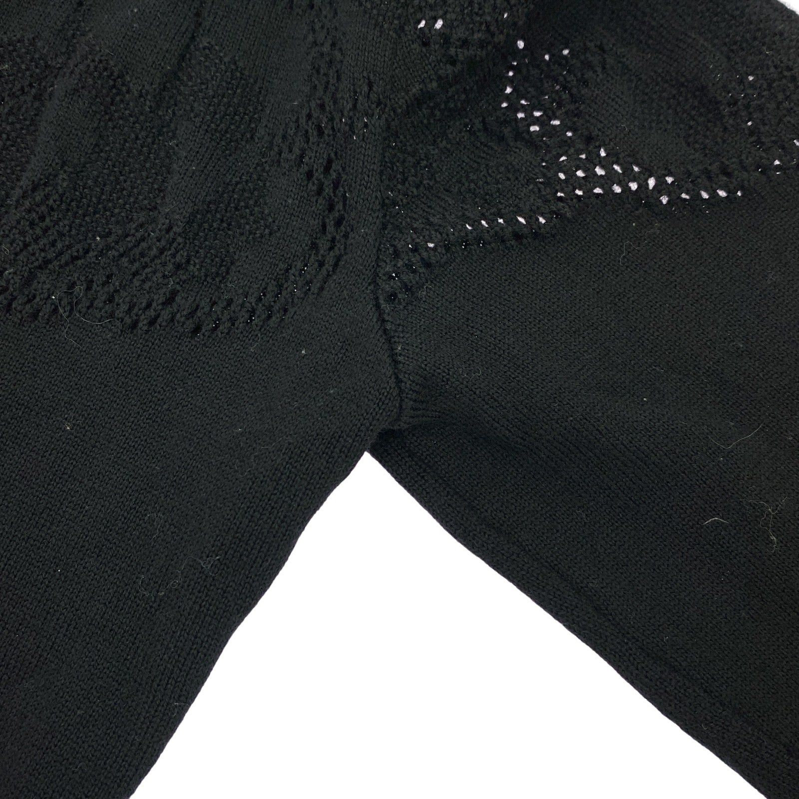 Miu Miu Miu Miu Knit Cardigan Wool Black Size ONE SIZE - 8 Thumbnail