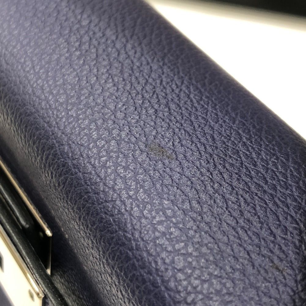 Hermes Hermes Kelly Verso 28 Inside Seam Briefcase 2 Way Bag Shoulder Handbag Evercolor Women Blue Ankle/Blue Jellyfish Silver Fittings Size ONE SIZE - 12 Thumbnail