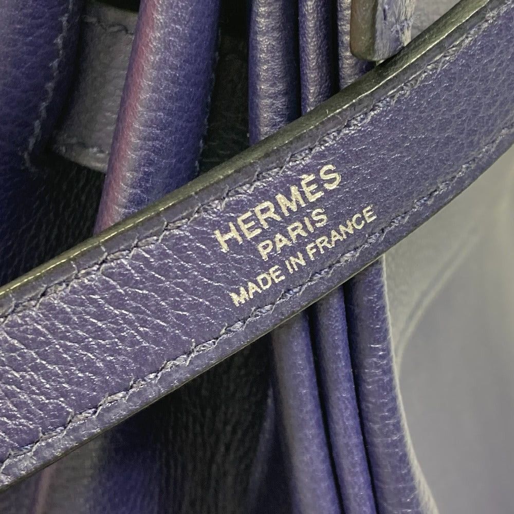 Hermes Hermes Kelly Verso 28 Inside Seam Briefcase 2 Way Bag Shoulder Handbag Evercolor Women Blue Ankle/Blue Jellyfish Silver Fittings Size ONE SIZE - 9 Thumbnail