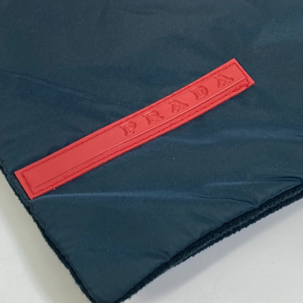 Prada Prada Sports Scarf With Pockets Nylon Women Black Size ONE SIZE - 3 Thumbnail