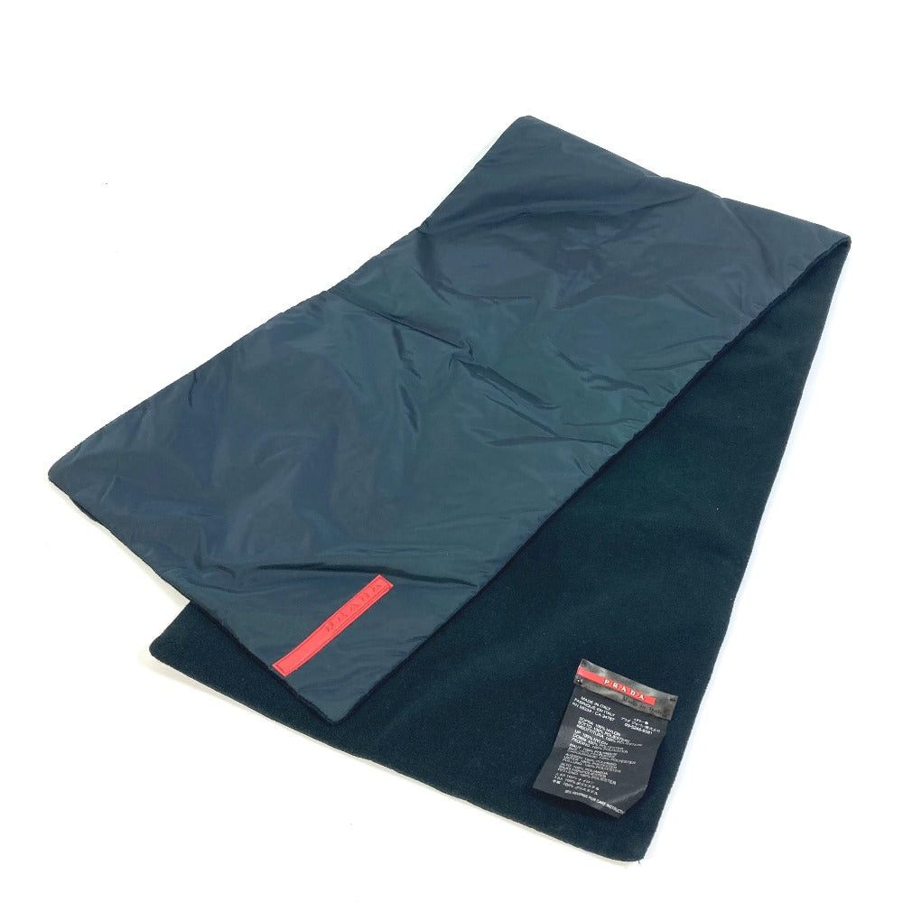 Prada Prada Sports Scarf With Pockets Nylon Women Black Size ONE SIZE - 11 Thumbnail