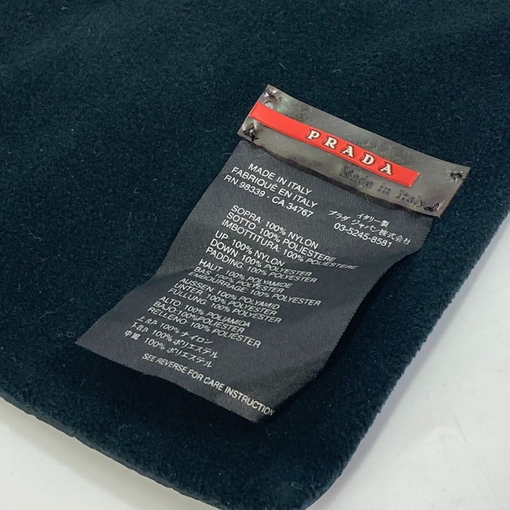Prada Prada Sports Scarf With Pockets Nylon Women Black Size ONE SIZE - 6 Thumbnail