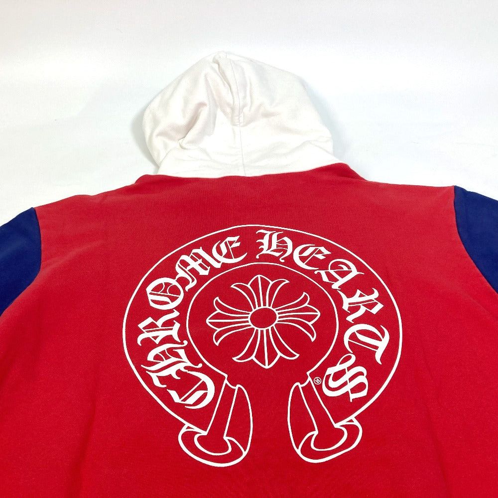 Chrome Hearts Chrome Hearts Matty Boy Ppo Hd Chomper Plvr Mattie Tricolor Chompers Pullover Tops Hooded Sweatshirt Cotton Men Red X Black Blue Size US S / EU 44-46 / 1 - 4 Thumbnail