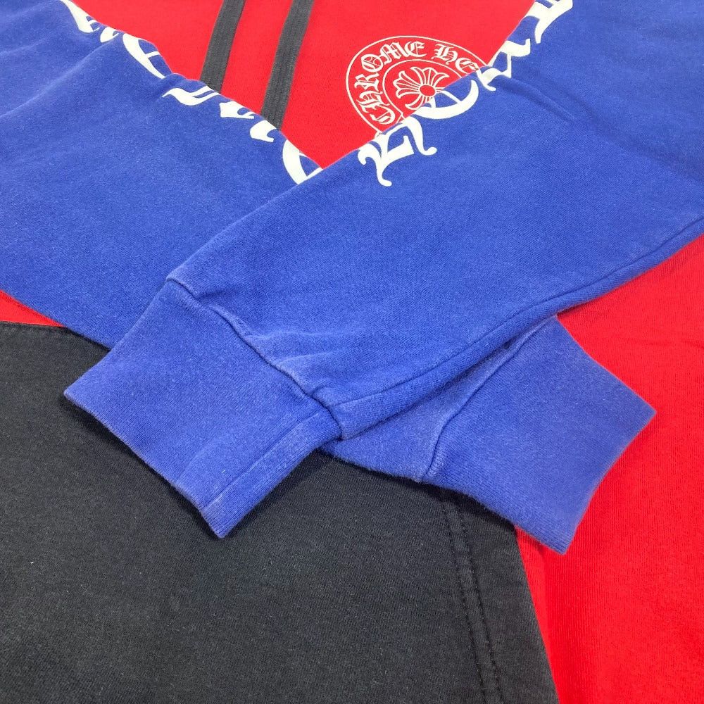 Chrome Hearts Chrome Hearts Matty Boy Ppo Hd Chomper Plvr Mattie Tricolor Chompers Pullover Tops Hooded Sweatshirt Cotton Men Red X Black Blue Size US S / EU 44-46 / 1 - 5 Thumbnail