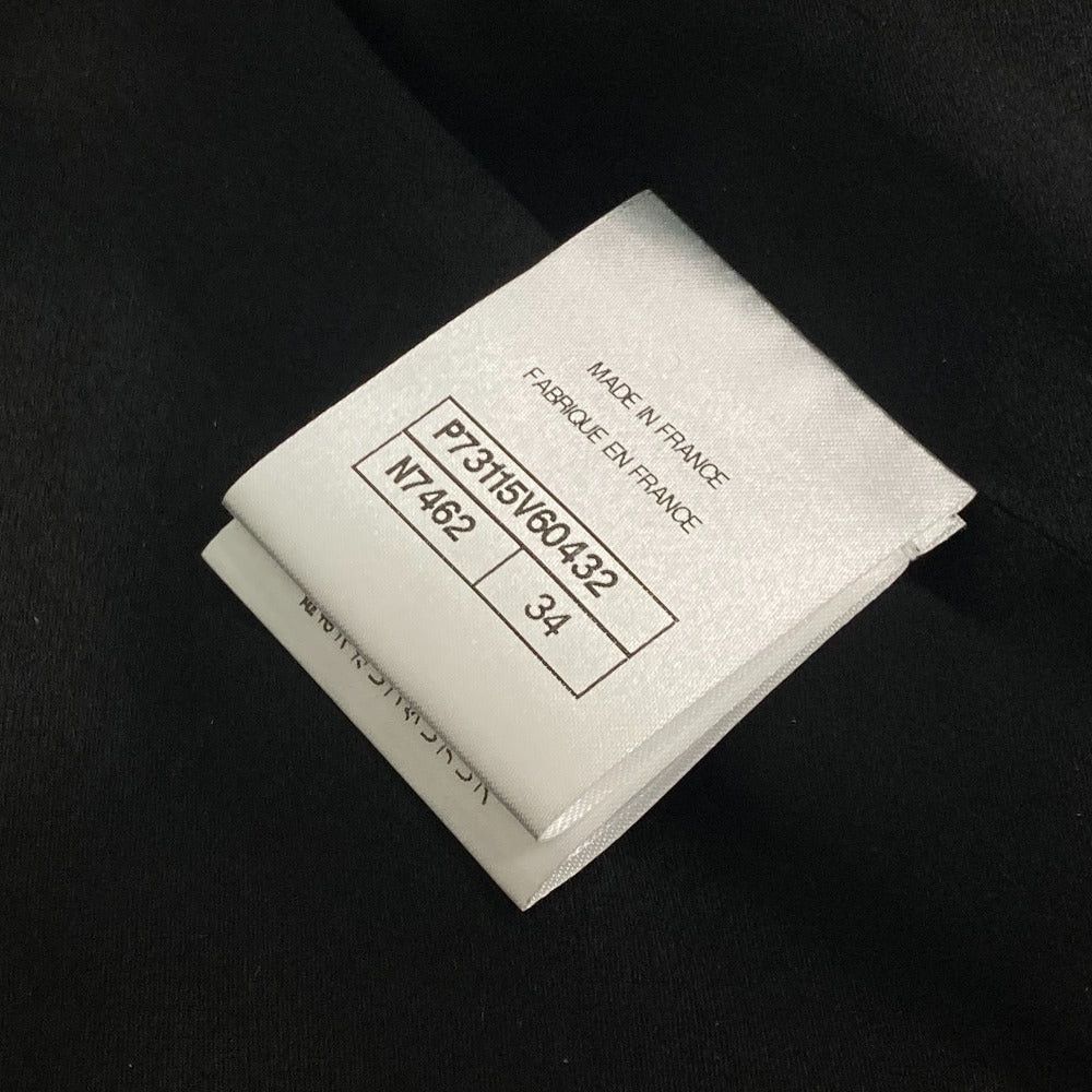 Chanel Chanel P73115 Lamé Tweed Matelasse Coma Mark Button 22A Long Sleeves Apparel (Clothing) Coat Nylon Women Black Size XS / US 0-2 / IT 36-38 - 10 Thumbnail