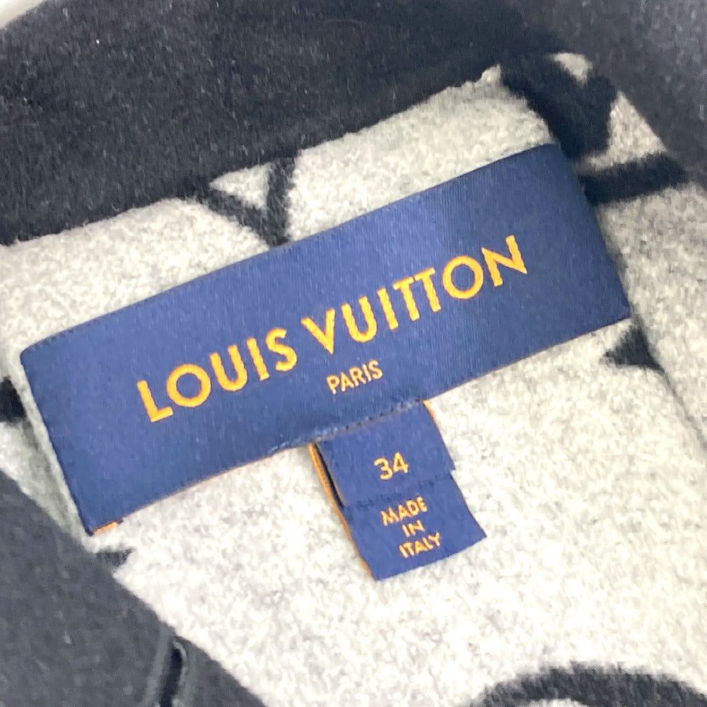 Louis Vuitton Louis Vuitton Fkco04 Giant Monogram Cloak Coat Apparel (Clothing) Poncho Wool Women Black Size XS / US 0-2 / IT 36-38 - 7 Thumbnail