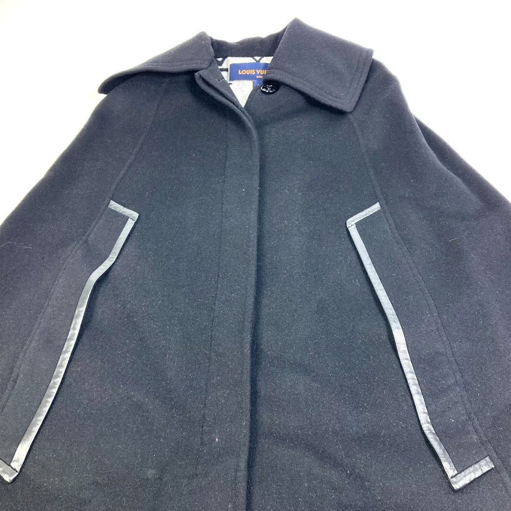 Louis Vuitton Louis Vuitton Fkco04 Giant Monogram Cloak Coat Apparel (Clothing) Poncho Wool Women Black Size XS / US 0-2 / IT 36-38 - 3 Thumbnail
