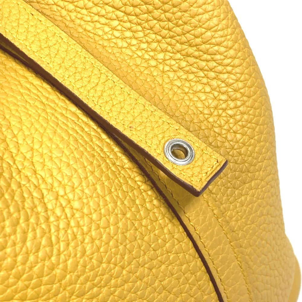 Hermes Hermes Picotin Rock Mm 22 Briefcase Tote Bag Handbag Trillon Clemence Women Jeanne Ambre X Silver Hardware Yellow Size ONE SIZE - 3 Thumbnail