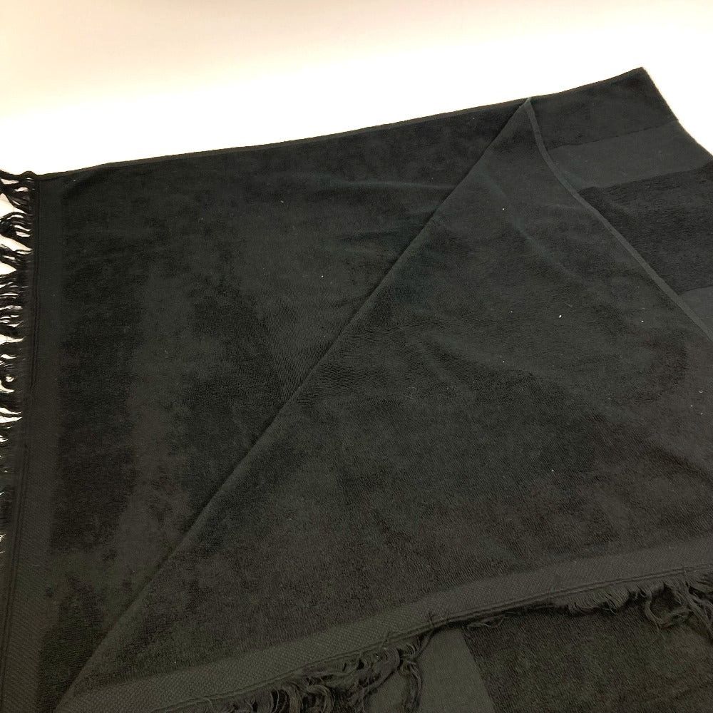 Chanel Chanel Cc Coma Mark Beach Towel Interior Blanket Cotton Women Black Size ONE SIZE - 3 Thumbnail