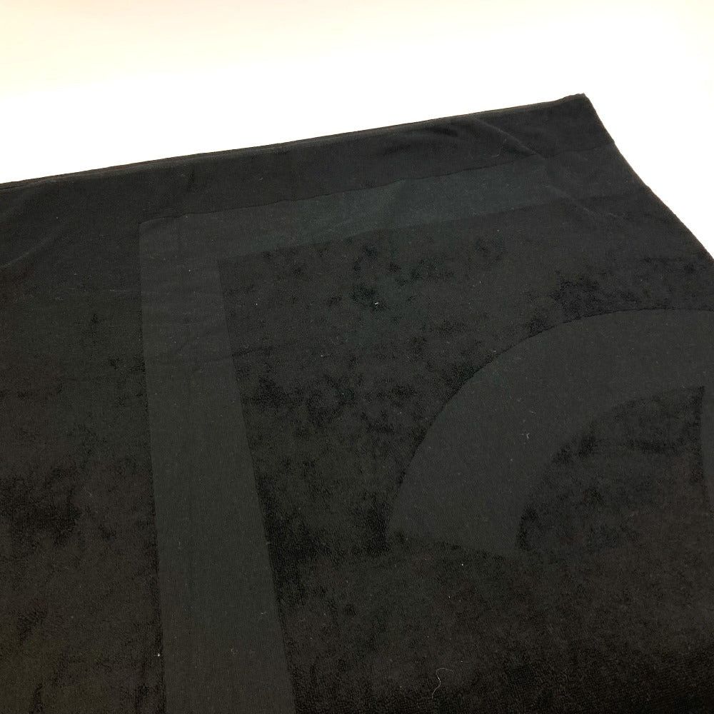Chanel Chanel Cc Coma Mark Beach Towel Interior Blanket Cotton Women Black Size ONE SIZE - 4 Thumbnail