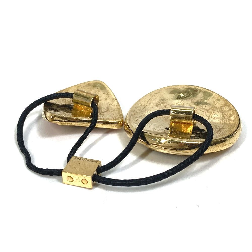 Louis Vuitton Louis Vuitton M65351 Monogram Elasticity Naif Hair Accessory Elastic Metal Women Gold Size ONE SIZE - 5 Thumbnail