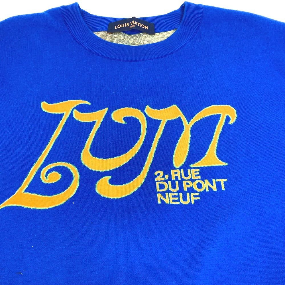 Louis Vuitton Louis Vuitton 21Ss Lvm Intarsia Crew-Neck Knit Tops Apparel (Clothing) Rm211M Short-Sleeved T-Shirt Cotton Men Blue Size US L / EU 52-54 / 3 - 6 Thumbnail