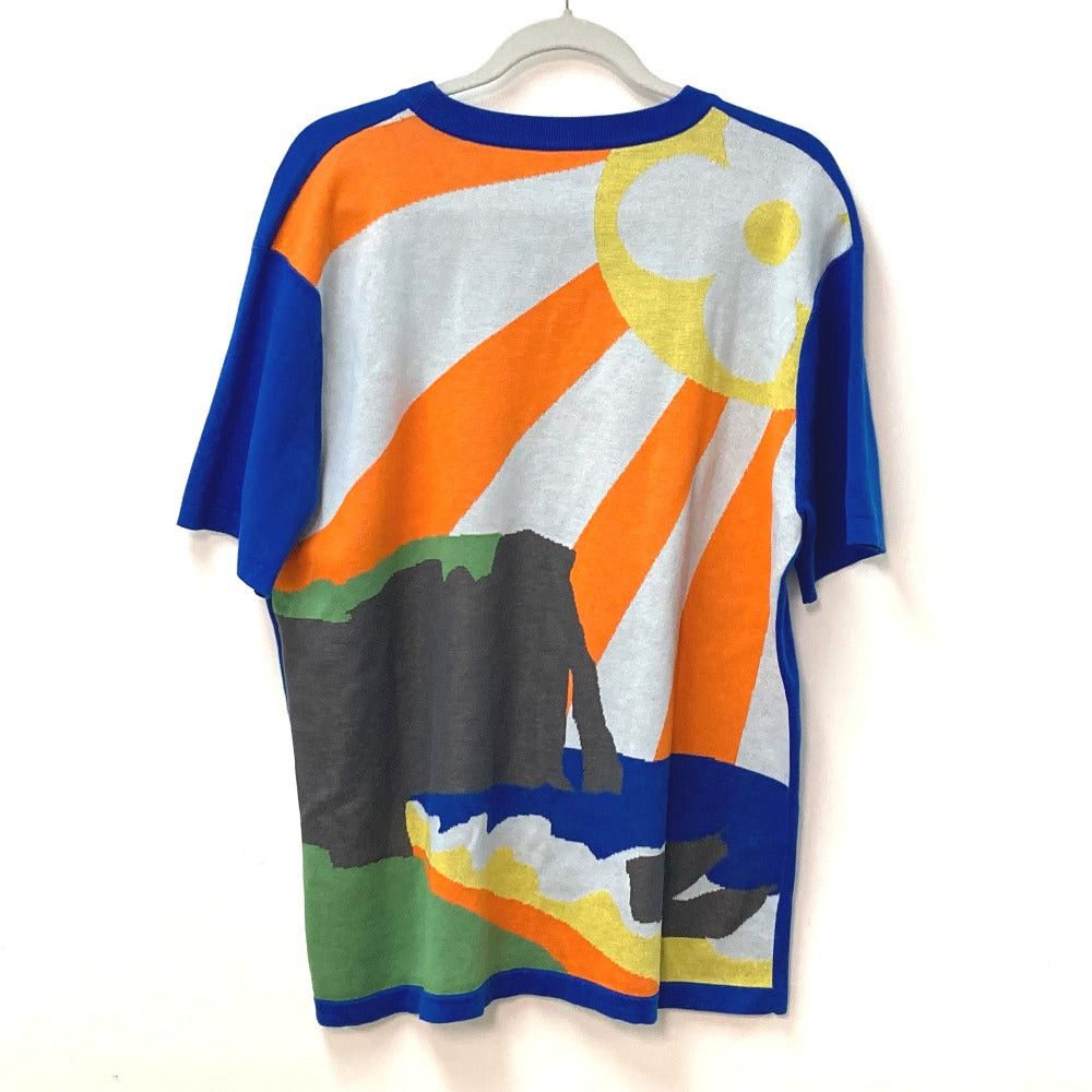 Louis Vuitton Louis Vuitton 21Ss Lvm Intarsia Crew-Neck Knit Tops Apparel (Clothing) Rm211M Short-Sleeved T-Shirt Cotton Men Blue Size US L / EU 52-54 / 3 - 2 Thumbnail