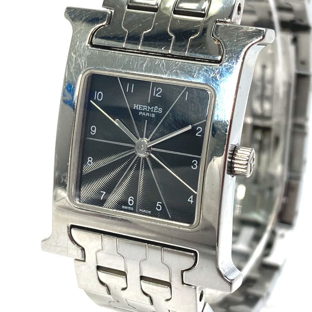 Hermes Hermes H Watch Quartz Wristwatch Ss Women Silver Size ONE SIZE - 2 Thumbnail