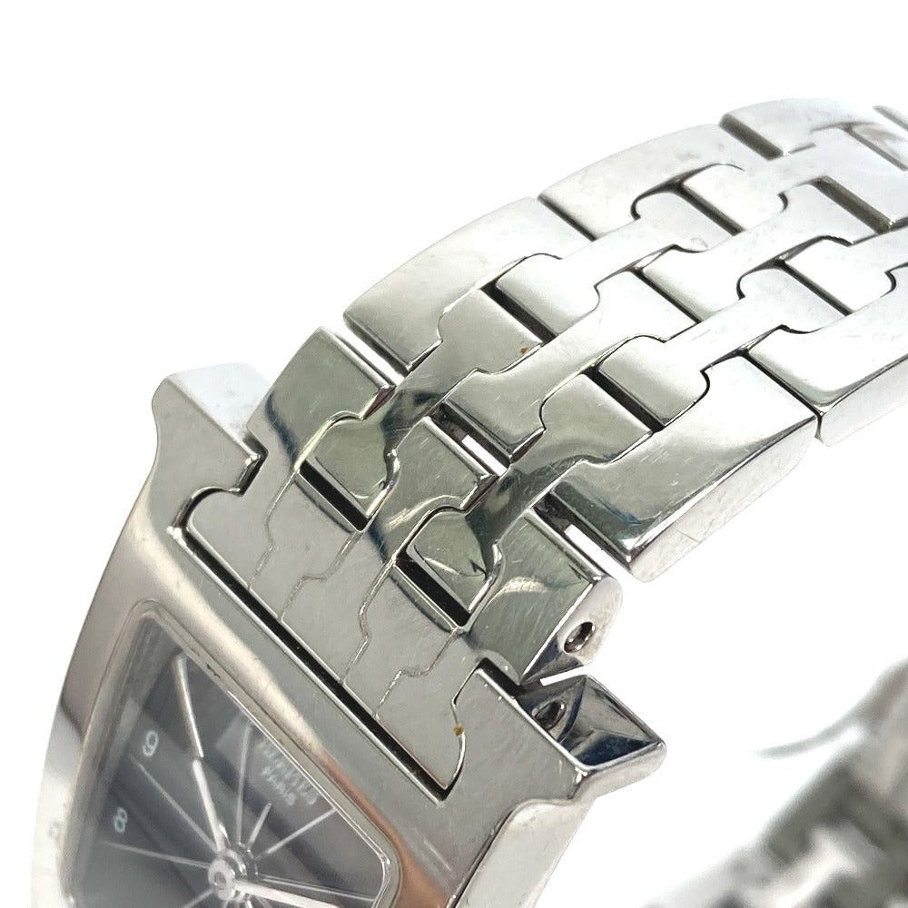 Hermes Hermes H Watch Quartz Wristwatch Ss Women Silver Size ONE SIZE - 4 Thumbnail