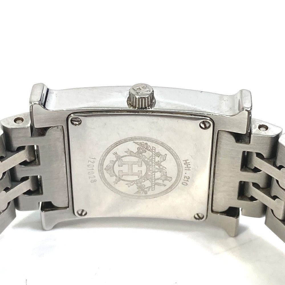 Hermes Hermes H Watch Quartz Wristwatch Ss Women Silver Size ONE SIZE - 6 Thumbnail