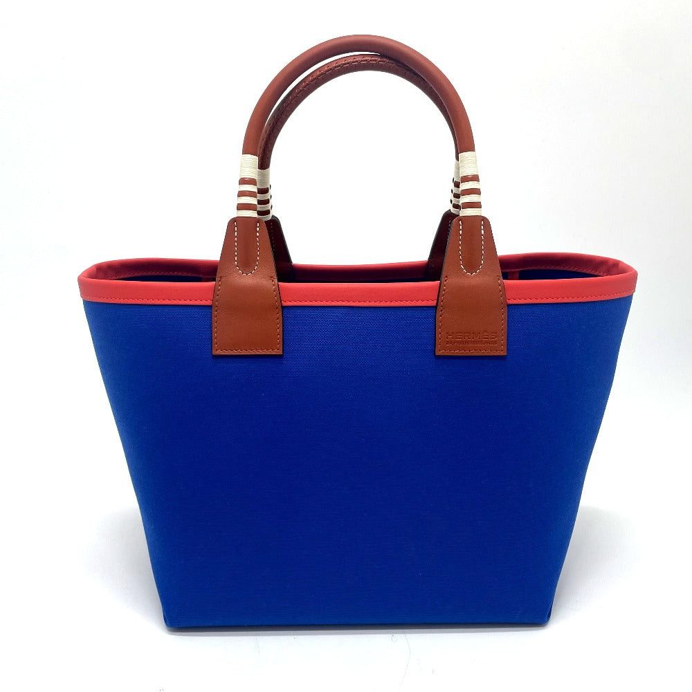 Hermes Hermes Steeple 25 Briefcase Tote Bag Shoulder Handbag Toile Ash Women Blue Size ONE SIZE - 2 Thumbnail