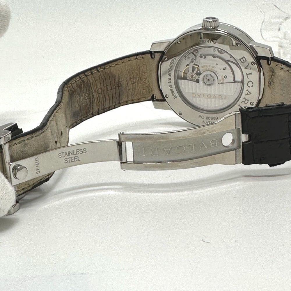 Bvlgari Bvlgari Bb41Wsld Bulgari Self-Winding Date Wristwatch Ss Men Silver Size ONE SIZE - 9 Thumbnail