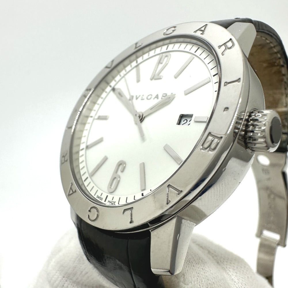 Bvlgari Bvlgari Bb41Wsld Bulgari Self-Winding Date Wristwatch Ss Men Silver Size ONE SIZE - 5 Thumbnail