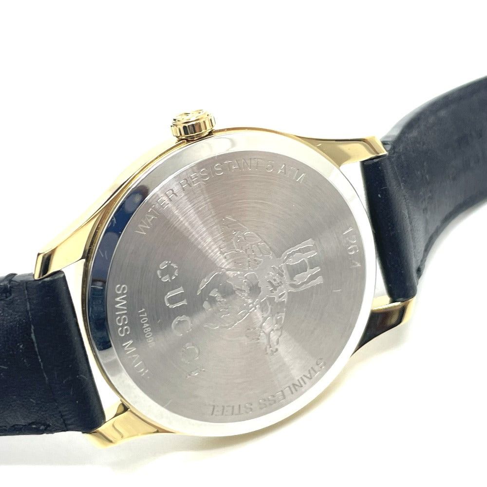 Gucci Gucci Watch (Timepiece) Mother-Of-Pearl Quartz Date Wristwatch Ss Women Gold Size ONE SIZE - 7 Thumbnail