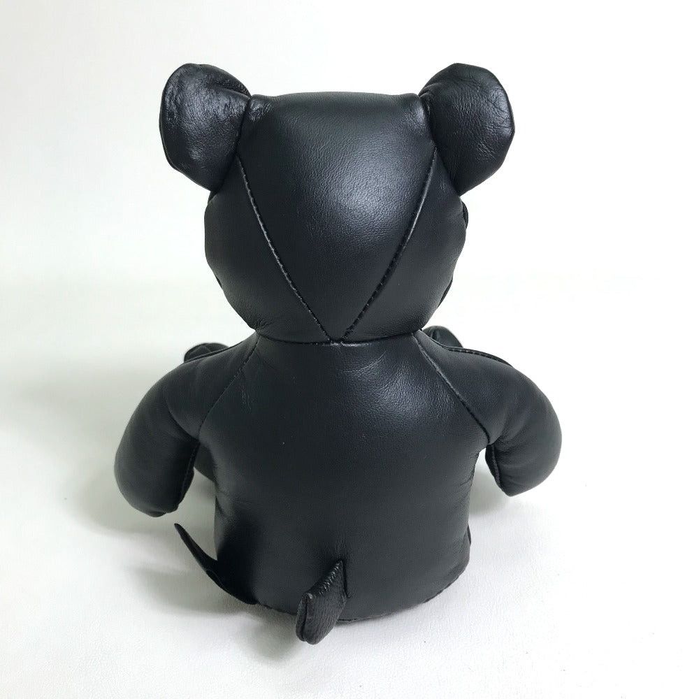 Louis Vuitton Louis Vuitton Gi0184 Monogram Eclipse Hiroshi Fujiwara Dudley. Fragment Teddy Bear Stuffed Toy Puppet Objet D'Art Canvas Unisex Black Size ONE SIZE - 2 Thumbnail