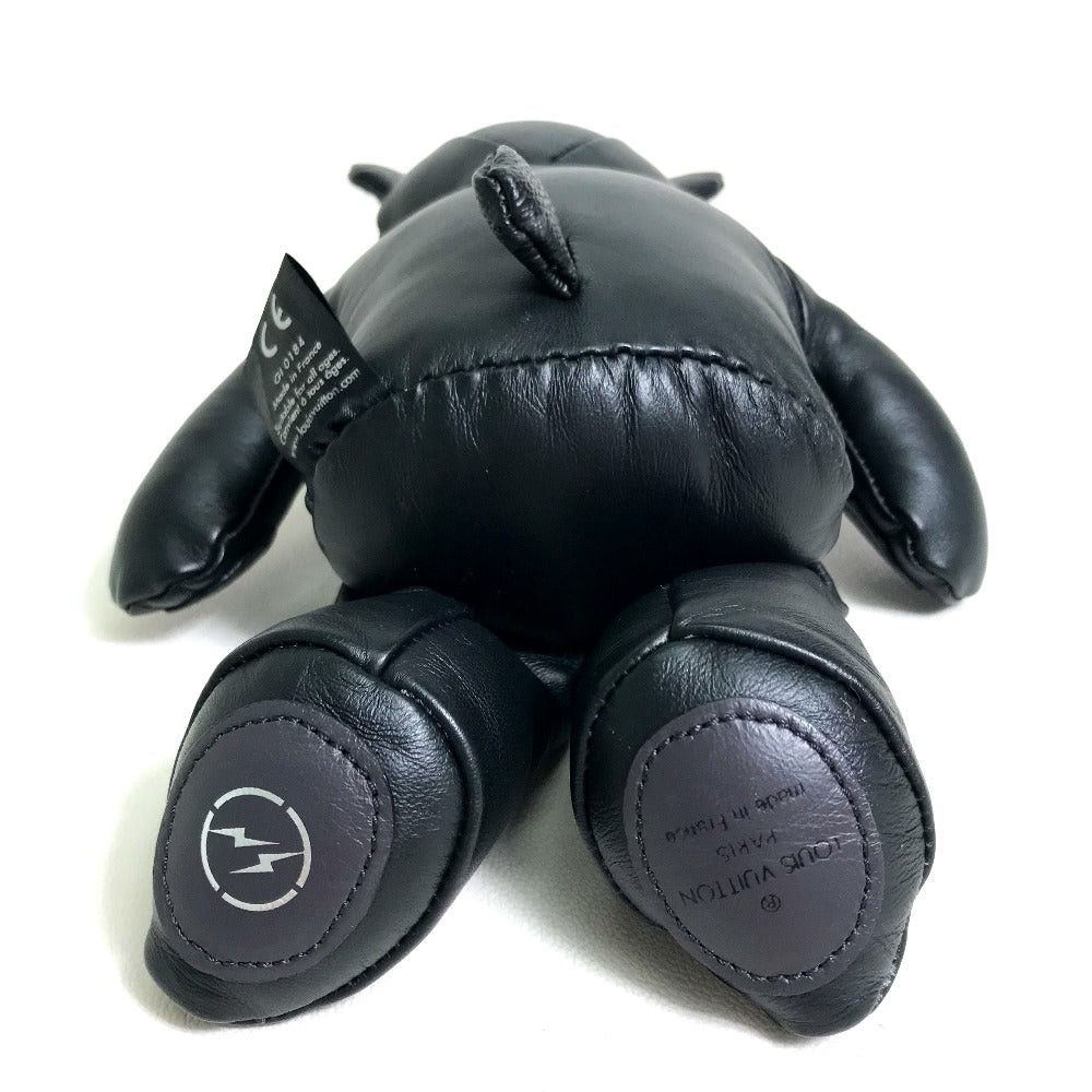 Louis Vuitton Louis Vuitton Gi0184 Monogram Eclipse Hiroshi Fujiwara Dudley. Fragment Teddy Bear Stuffed Toy Puppet Objet D'Art Canvas Unisex Black Size ONE SIZE - 3 Thumbnail