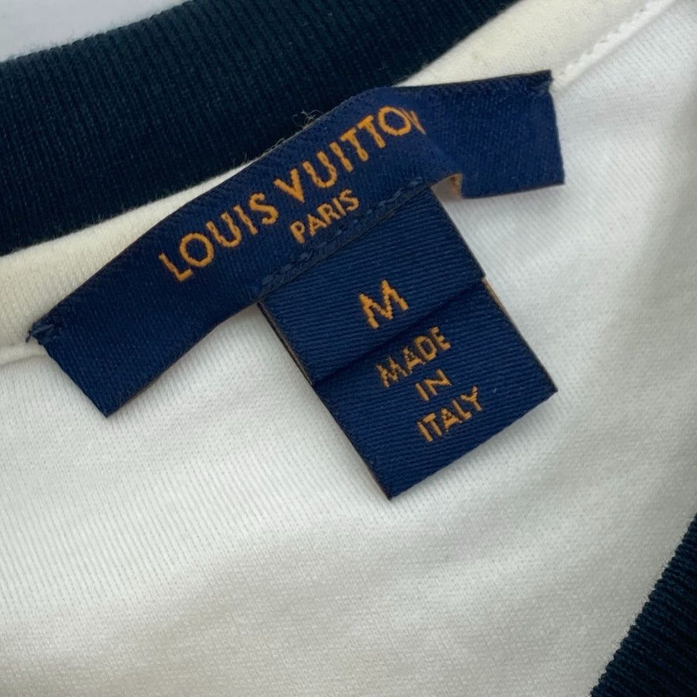 Louis Vuitton Louis Vuitton Logo Apparel (Clothing) Tops Round-Necked (T-Shirt) Short-Sleeved T-Shirt Cotton Women White Size M / US 6-8 / IT 42-44 - 10 Thumbnail