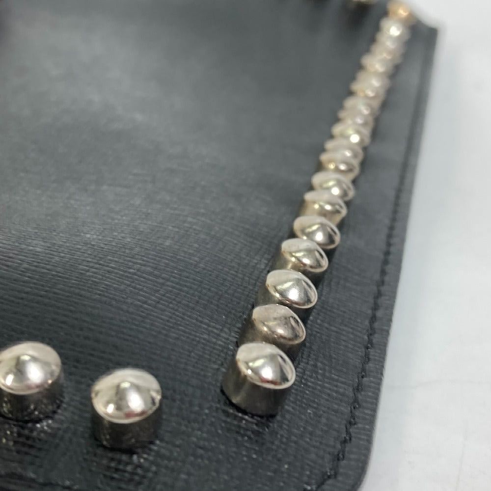 Fendi Fendi Studs Pouch Karl Lagerfeld Carlito Briefcase Clutch Bag Leather Men Black Size ONE SIZE - 10 Thumbnail