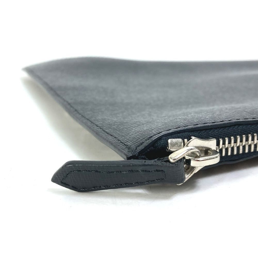Fendi Fendi Studs Pouch Karl Lagerfeld Carlito Briefcase Clutch Bag Leather Men Black Size ONE SIZE - 6 Thumbnail