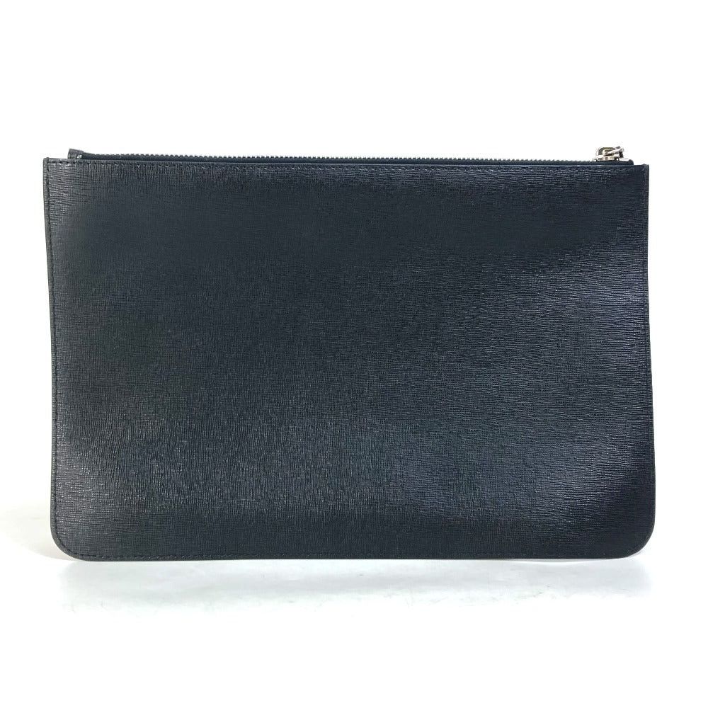 Fendi Fendi Studs Pouch Karl Lagerfeld Carlito Briefcase Clutch Bag Leather Men Black Size ONE SIZE - 2 Thumbnail