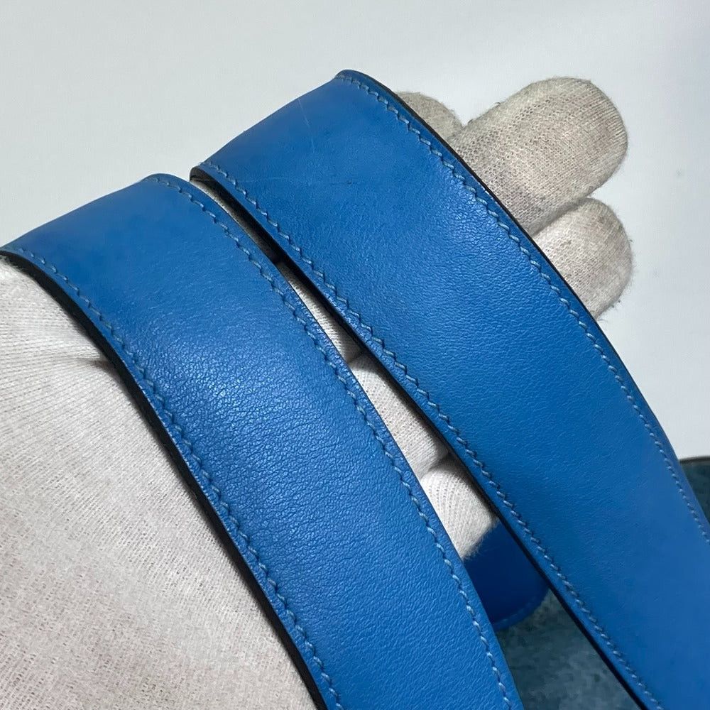 Hermes Hermes Picotin Rock Touch Gm Briefcase Tote Bag Handbag Trillon Clemence Women Blue Paradise Size ONE SIZE - 10 Thumbnail