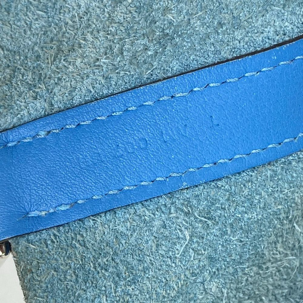 Hermes Hermes Picotin Rock Touch Gm Briefcase Tote Bag Handbag Trillon Clemence Women Blue Paradise Size ONE SIZE - 9 Thumbnail