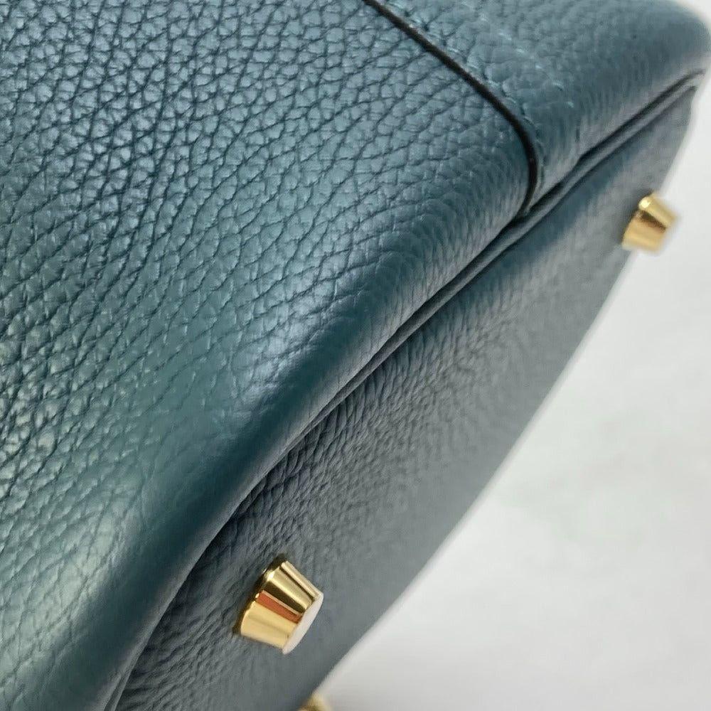 Hermes Hermes Picotin Lock Mm Briefcase Tote Bag Handbag Trillon Clemence Women Veil Suppression (Beekeeping, Apiculture) Green×Blue Size ONE SIZE - 14 Thumbnail