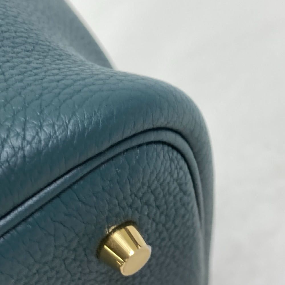Hermes Hermes Picotin Lock Mm Briefcase Tote Bag Handbag Trillon Clemence Women Veil Suppression (Beekeeping, Apiculture) Green×Blue Size ONE SIZE - 13 Thumbnail