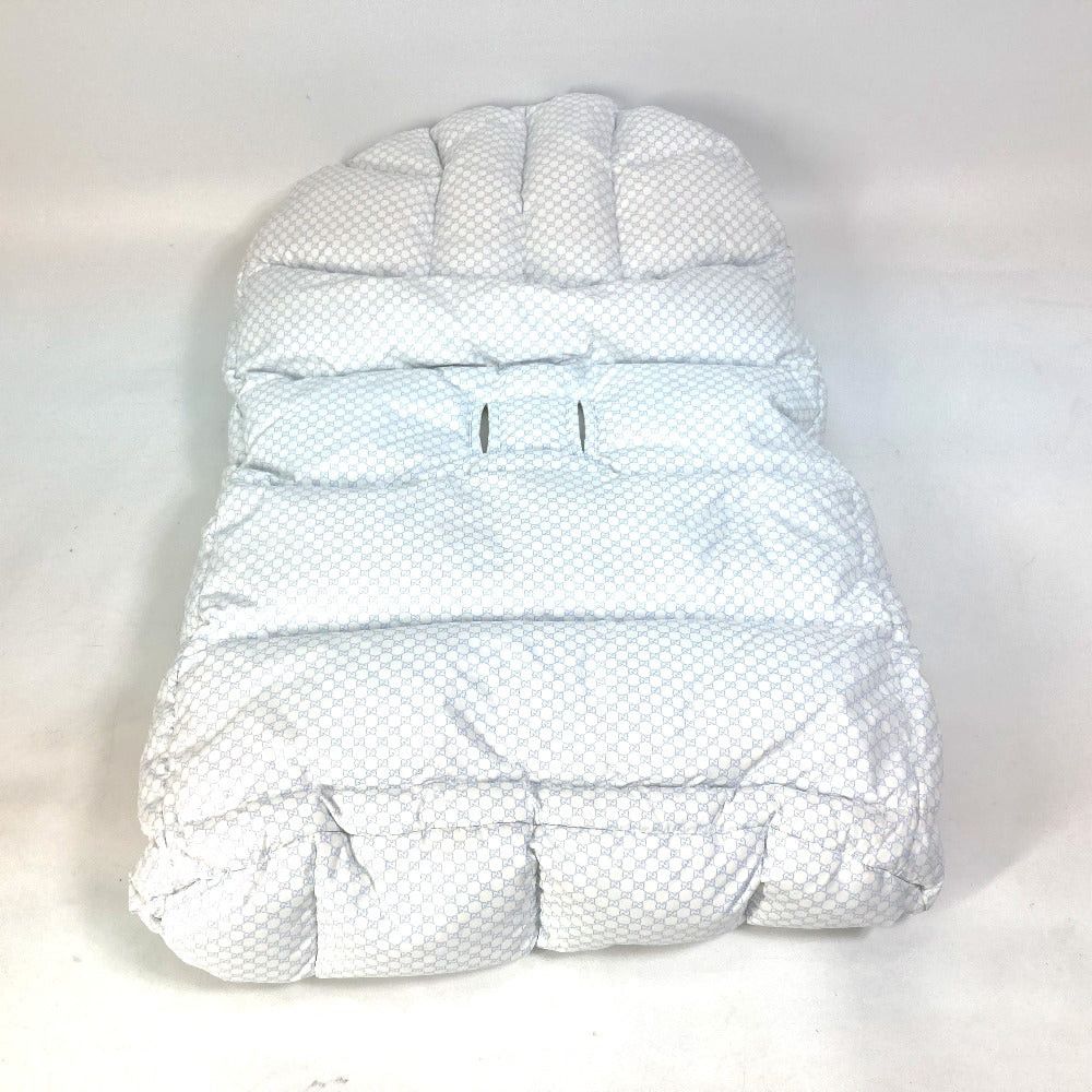 Gucci Gucci 268809 Baby Gg Covering Used To Wrap A Blanket Round Cushion For Zen Meditation (Traditionally Made Of Wov Sundries Nylon Kids White Size ONE SIZE - 3 Thumbnail
