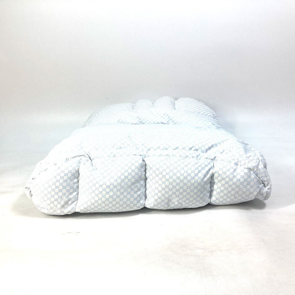 Gucci Gucci 268809 Baby Gg Covering Used To Wrap A Blanket Round Cushion For Zen Meditation (Traditionally Made Of Wov Sundries Nylon Kids White Size ONE SIZE - 4 Thumbnail