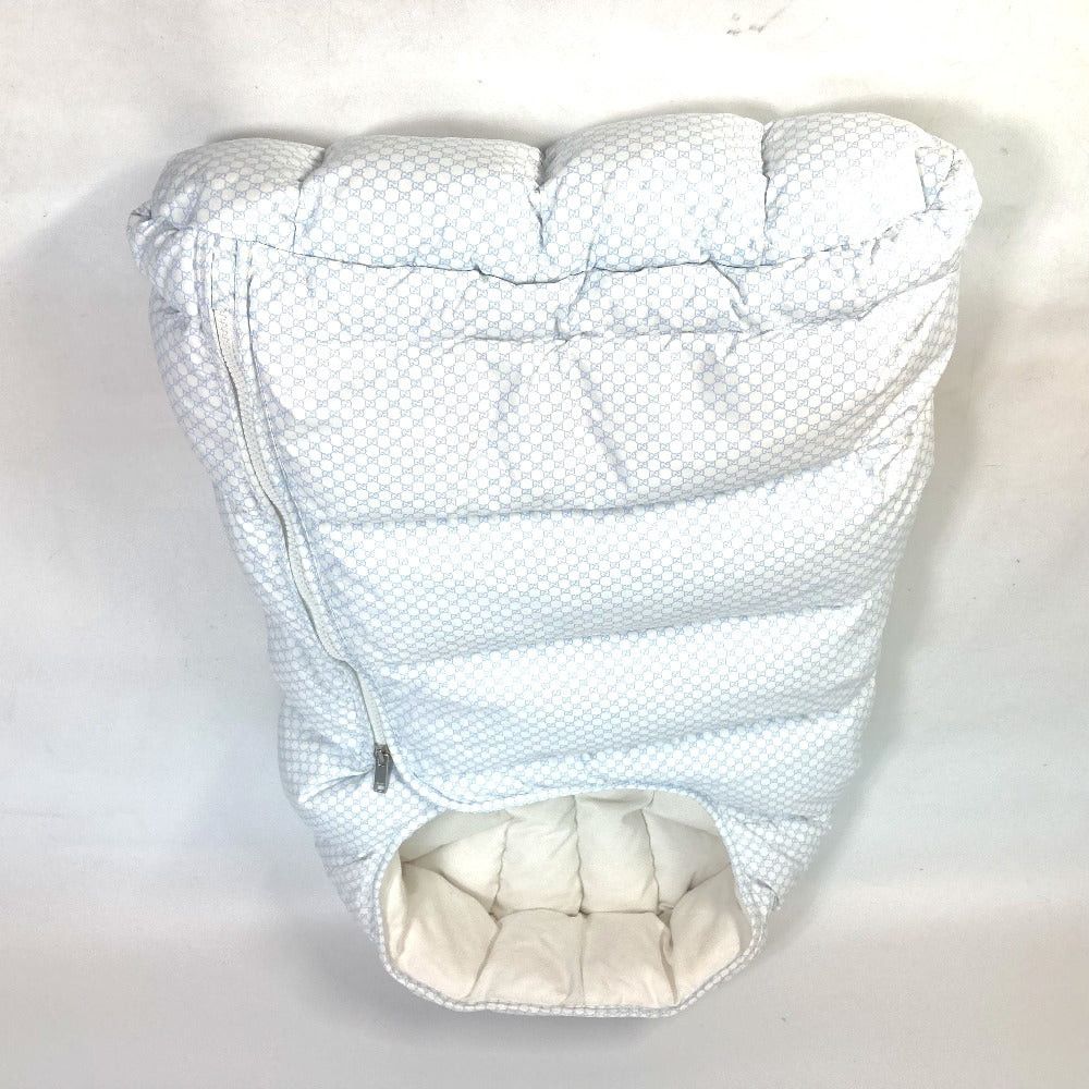 Gucci Gucci 268809 Baby Gg Covering Used To Wrap A Blanket Round Cushion For Zen Meditation (Traditionally Made Of Wov Sundries Nylon Kids White Size ONE SIZE - 2 Thumbnail
